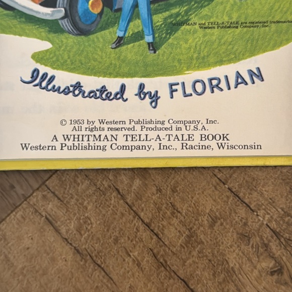 Vintage 1953 Children's Whitman Tell-A-Tale Book RACKETY-BOOM by Betty Wright - Picture 2 of 9